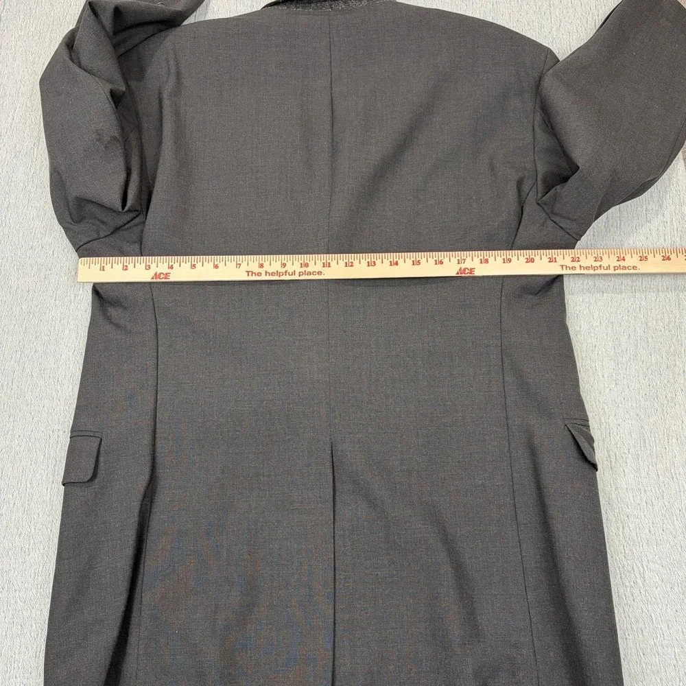 Brooks Brothers 346 Stretch Wool‎ Black Blazer Sport Coat Jacket Size 48R